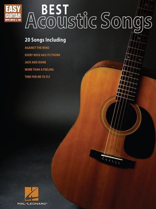 Title details for Best Acoustic Songs for Easy Guitar (Songbook) by Hal Leonard Corp. - Wait list
